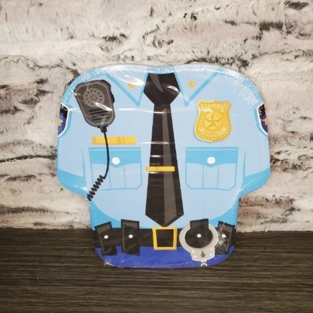 Police Uniform Shaped Retirement Party Promotion Large 10